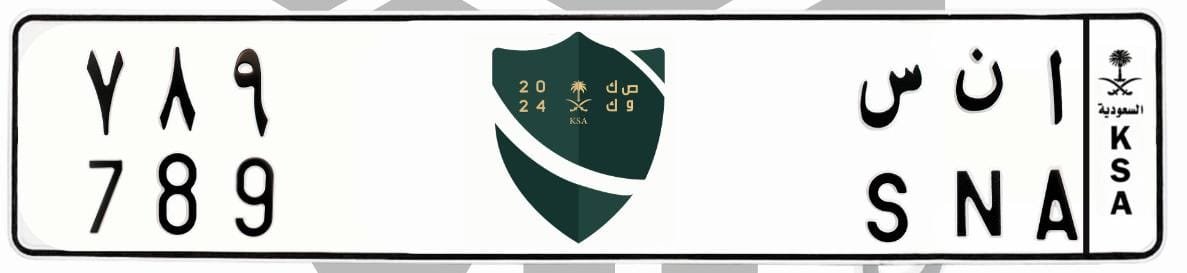 لوحة ا ن س 789